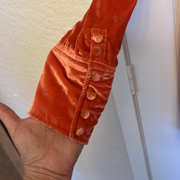 Free People Viola velvet romper - Picture 6 of 11